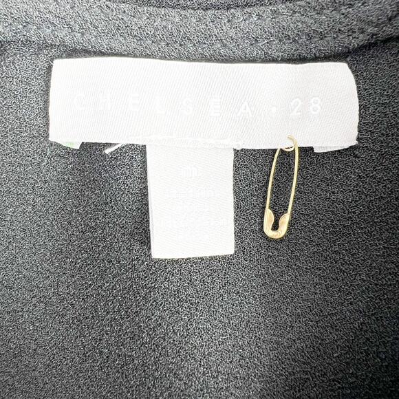 Chelsea 28 Black Shift Short Sleeve Mini Dress M‎ - Picture 4 of 5